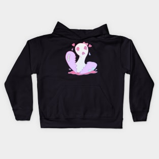 Broken Heart Ghost - Menhera , Yamikawaii , Pastel Goth Kids Hoodie